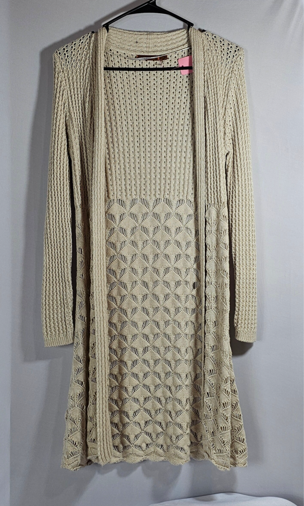 Belldini Women's Open Knit Cardigan Sweater Size M