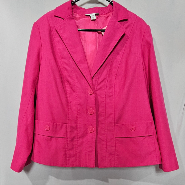 Dressbarn Pink Blazer Size 16W