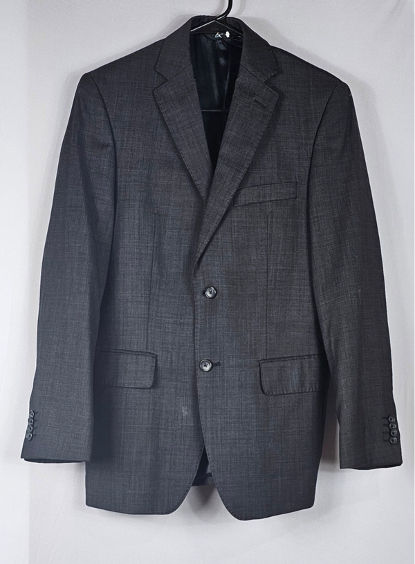 Marc Anthony Mens Blazer Charcoal Size 36S
