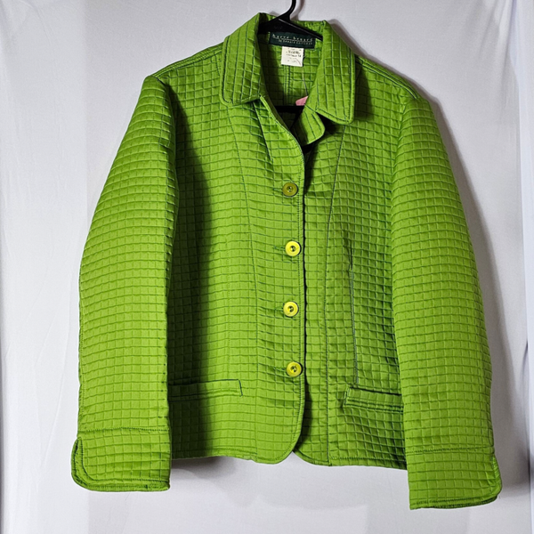 Harve Benard by Benard Holtzman Women's Vintage Green Blazer Size 14