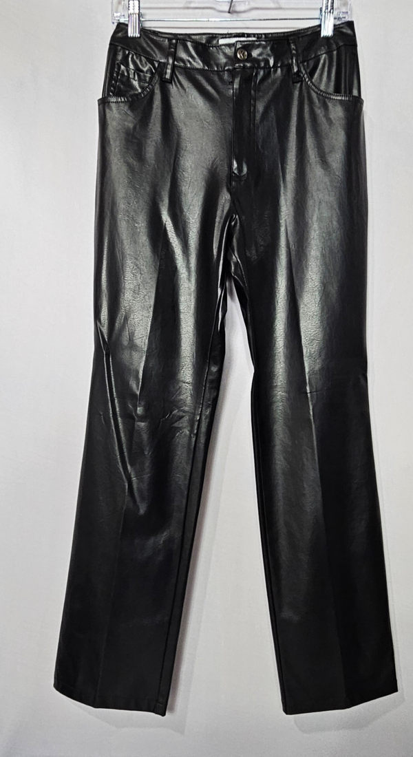 Kathy Ireland Faux Leather Pants Size 8
