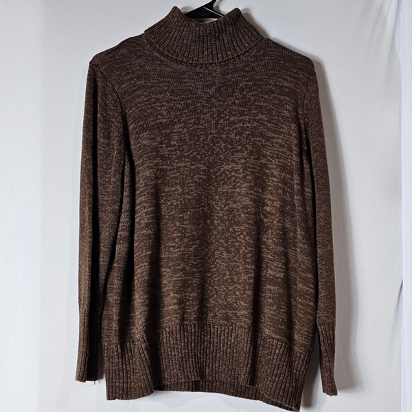 Daisy Fuentes Women's Brown Turtleneck Sweater Size 2x