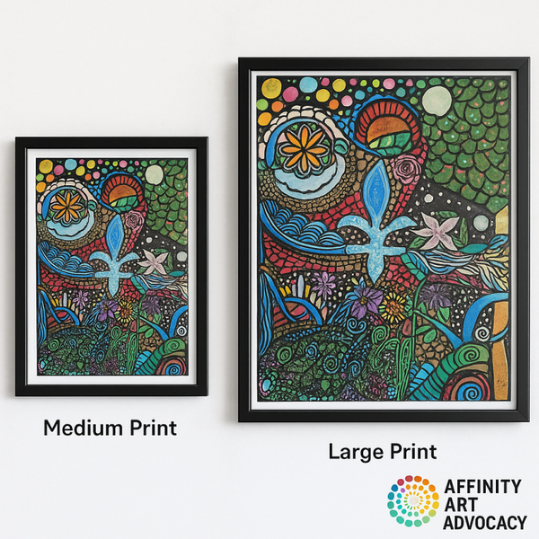 Limited edition print series (10/10) – Signed Advocacy Art reproduction/Série d’impressions 10/10 Reproduction d’art engagé signée