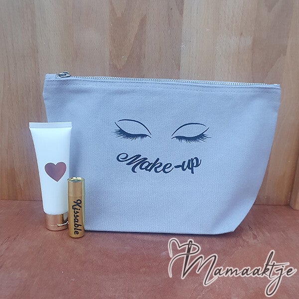 Make-up tasje met accessoires