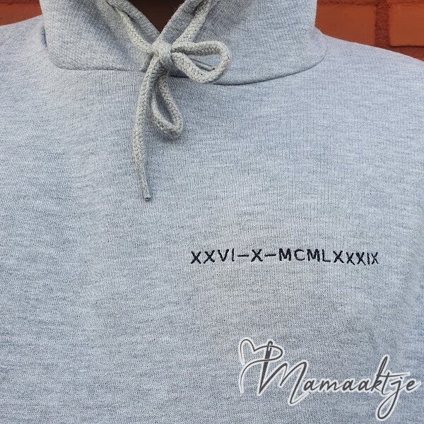 Hoodie - Romeinse cijfers