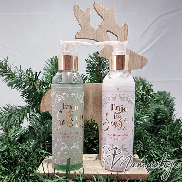 Geschenkset "Enjoy the season" met rendierhouder