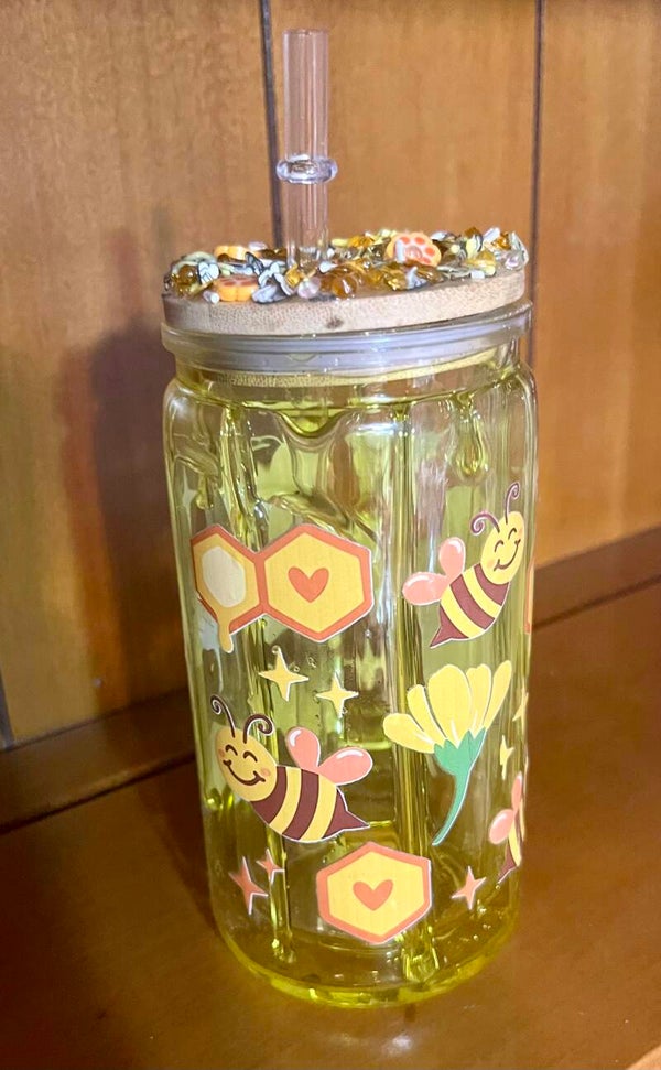 16 oz Bee Drip Snow Globe