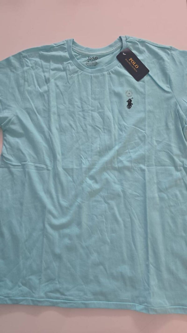 ​Polo Ralph Lauren Classic Cotton T-Shirt – Light Blue