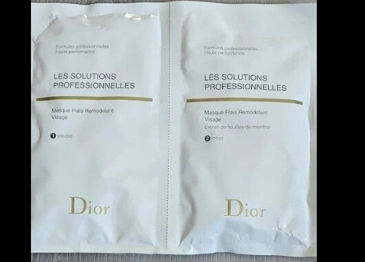 Dior Les Solutions Professionales Mask Powder & Lotion