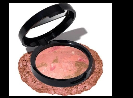 Laura Geller Baked Blush-N-Bronze Marbleized 2-in-1 – Earthy Bronze (Natural Finish)