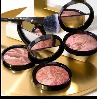 Laura Geller Baked Blush-N-Brighten Marbleized Blush – Pink Grapefruit