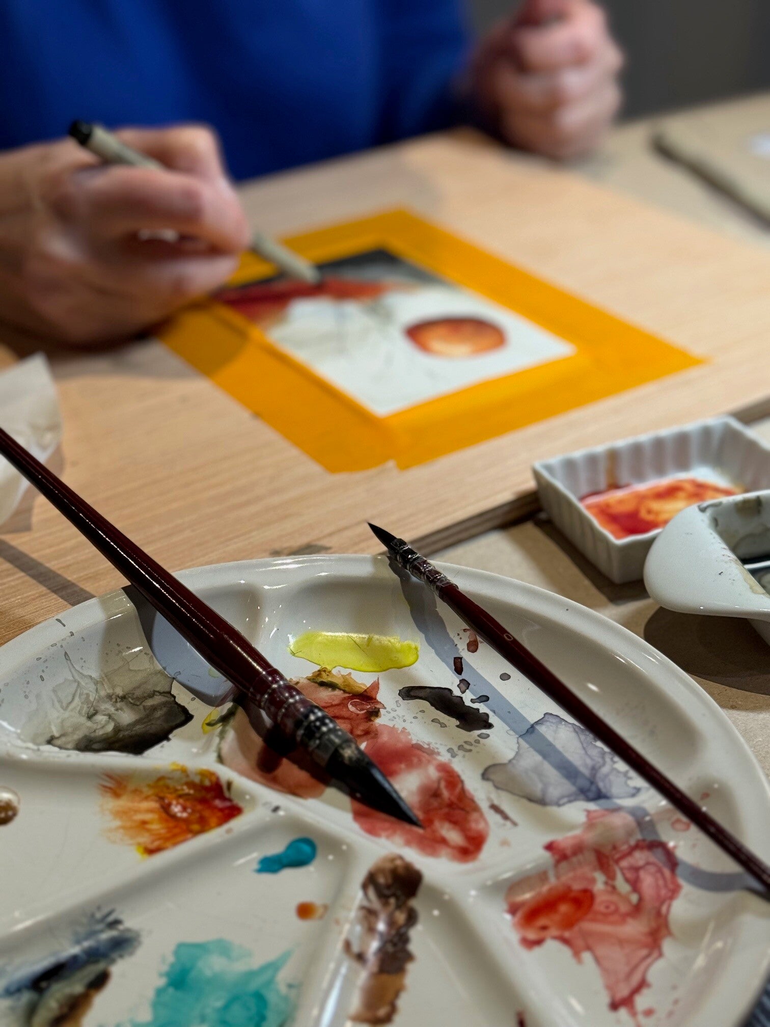 Sip & Paint: Wens met Aquarel