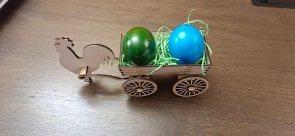 Ostereierwagen "Hahn"