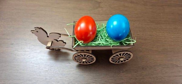Ostereierwagen "Kücken"