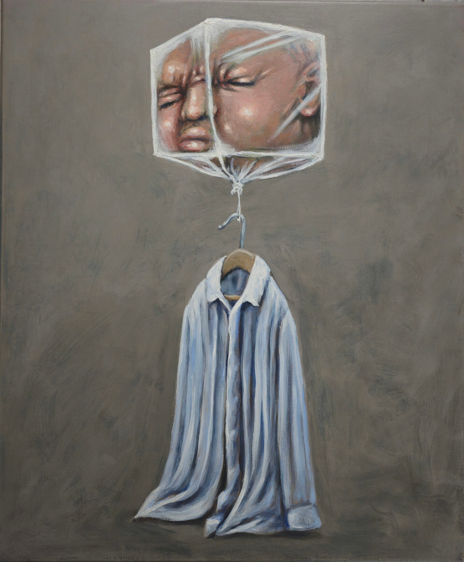 "Contained" 60x50x4cm