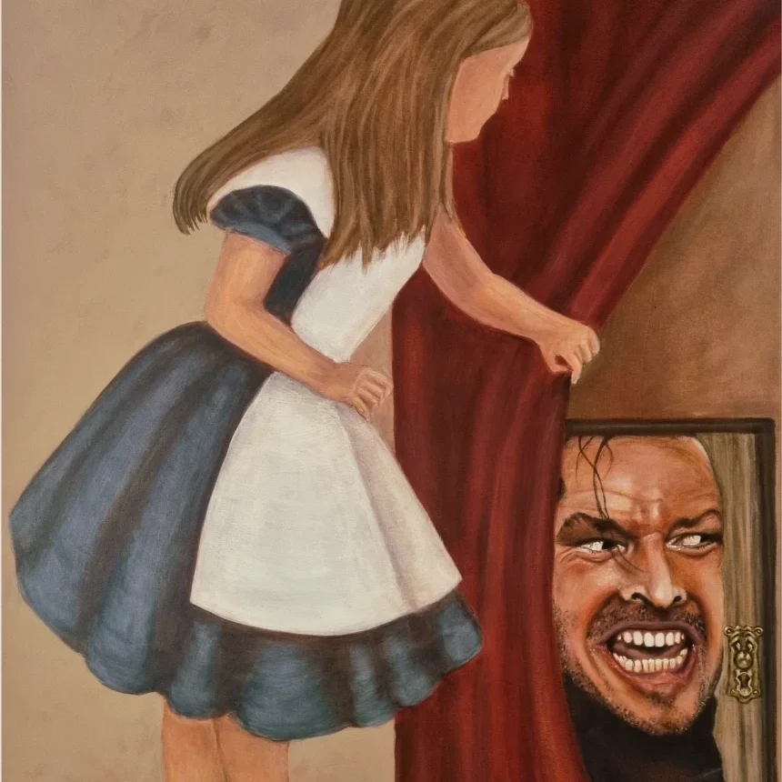 Adapted Art – erzählerisches Gemälde von Eva Zucker