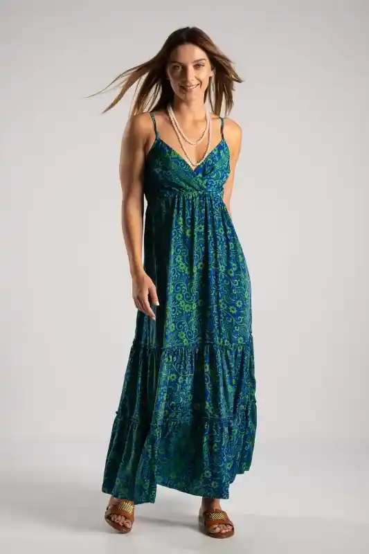 Boho Μεταξωτό Φόρεμα