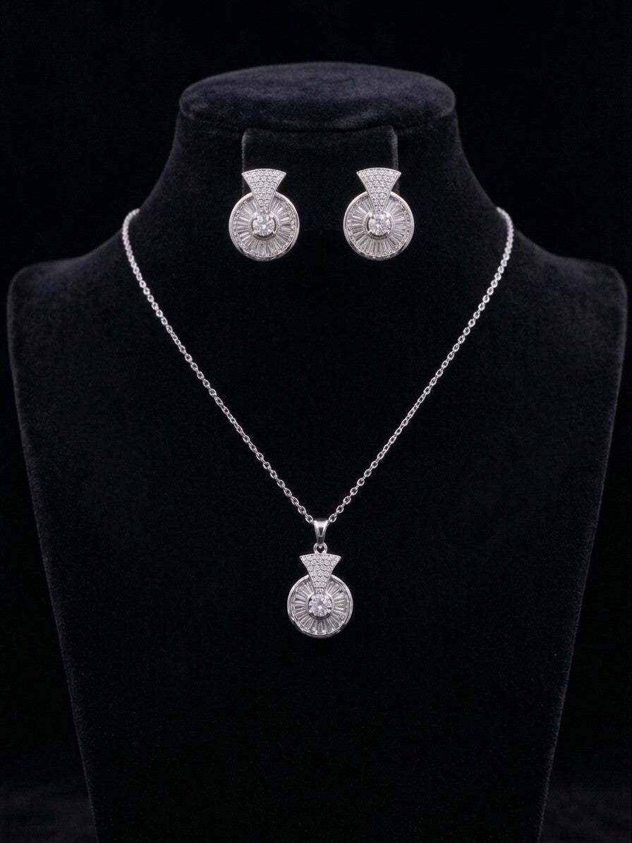 Love Knot Pendant & Earring Set