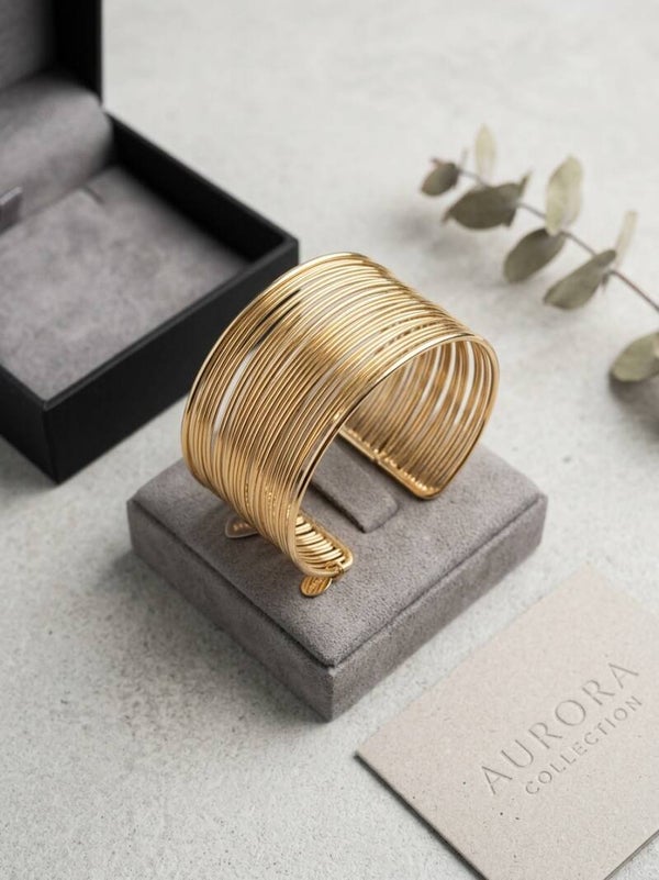 Ashira Wire-Wrap Cuff