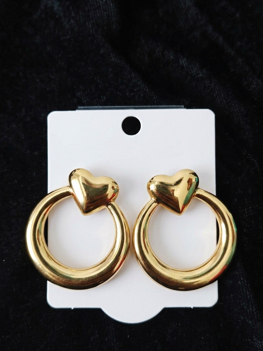 Heart Knocker Hoops