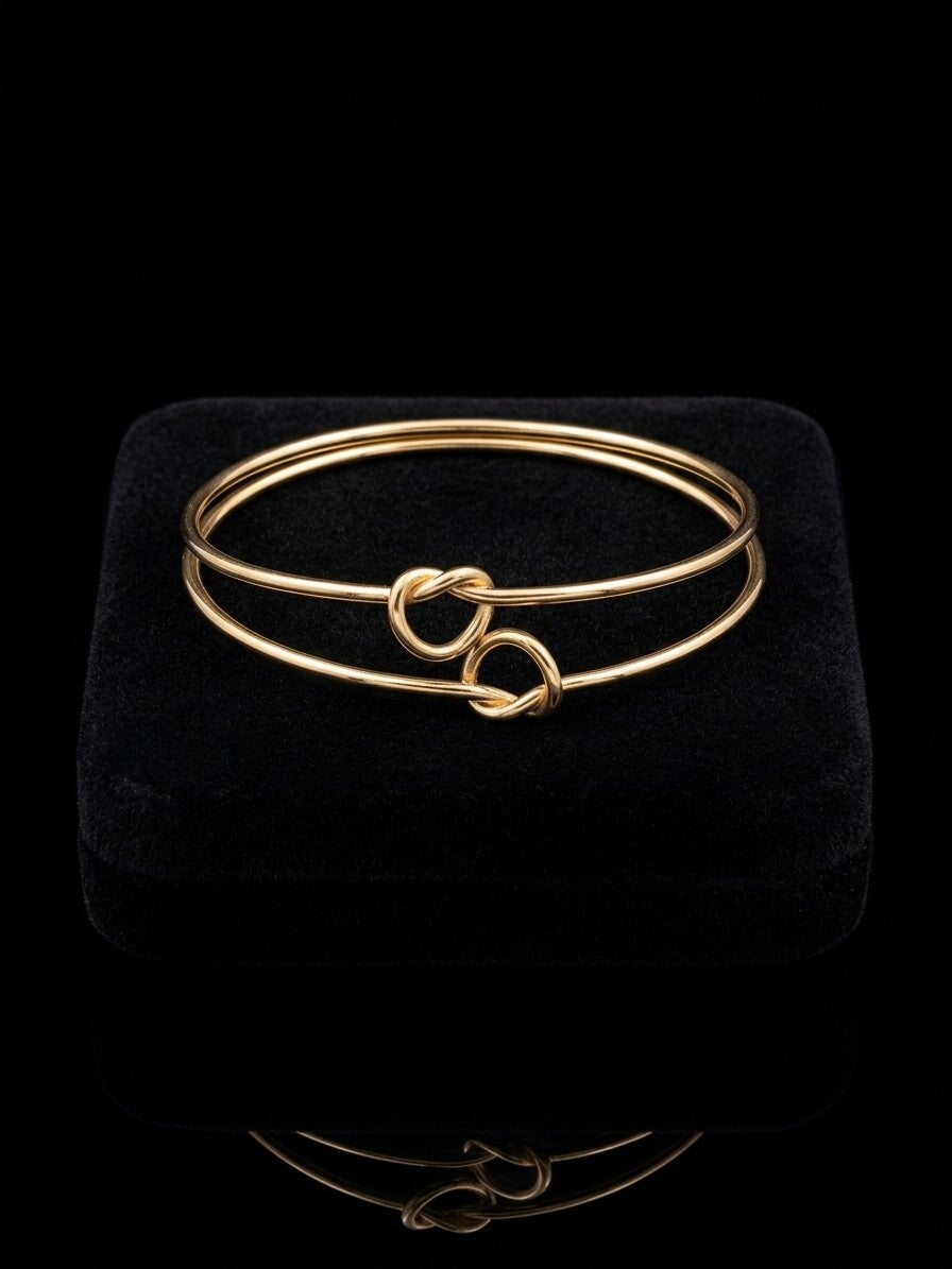 Double Knot Bangle Set