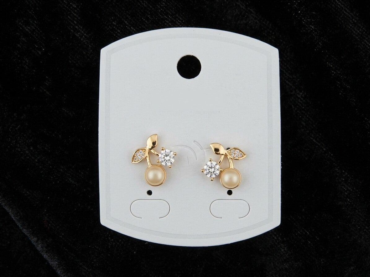 Cherry Blossom Pearl Studs