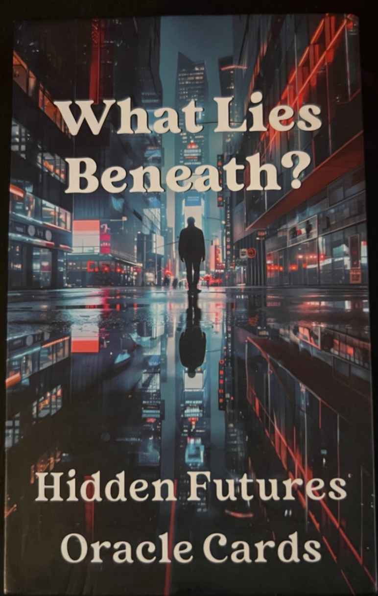 What Lies Beneath Hidden Futures oracle cards for quick three-card readings exploring hidden influences and future possibilities.
