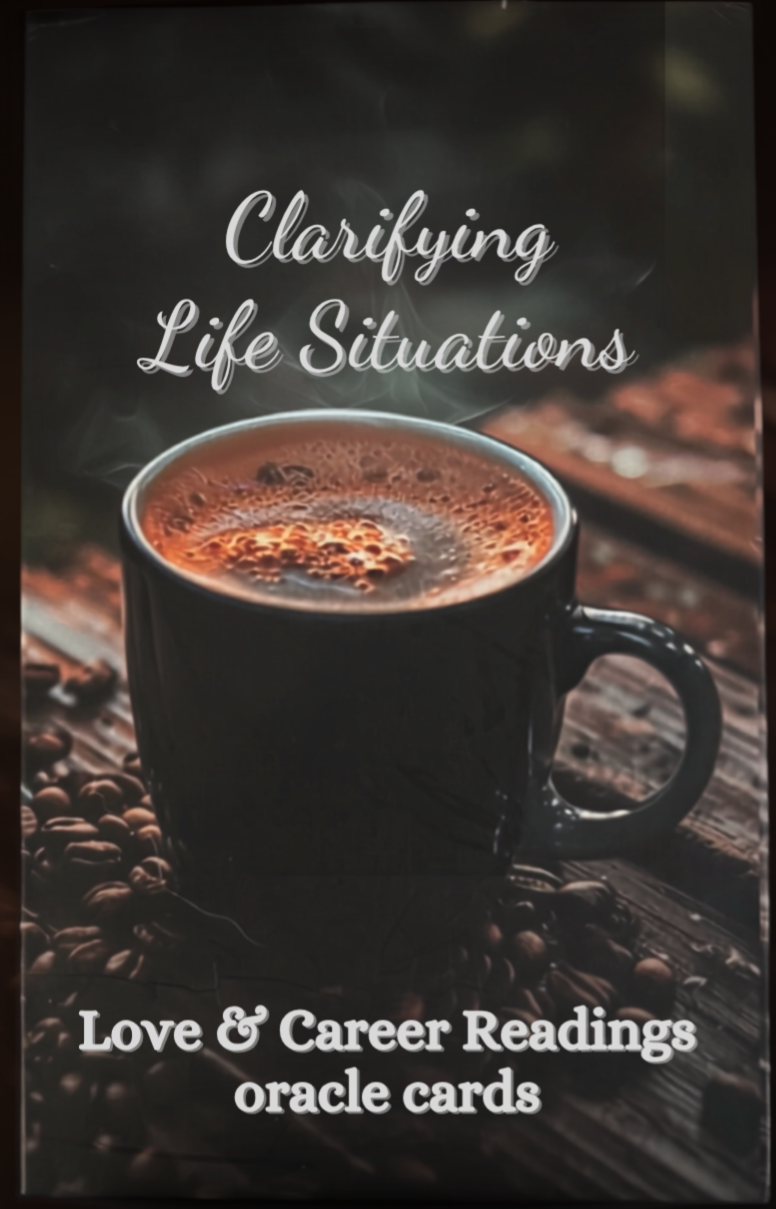 Clarifying Life Situations oracle cards for quick three-card love, career, and life guidance readings.