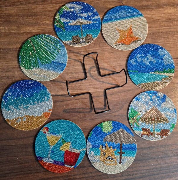 Untersetzer Holz Diamond Painting
