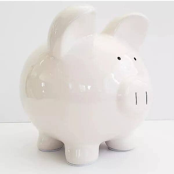 Large Piggy Bank (Personalized both sides)