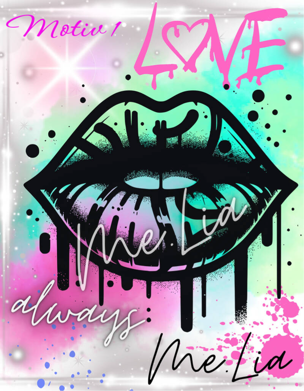 Poster Motiv Love always 30x40/40x60/50x75 cm
