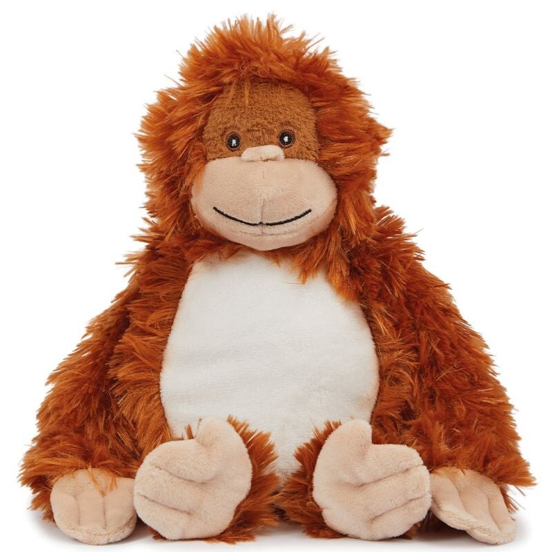 Geboorteknuffel aap 22cm  -personaliseerbaar