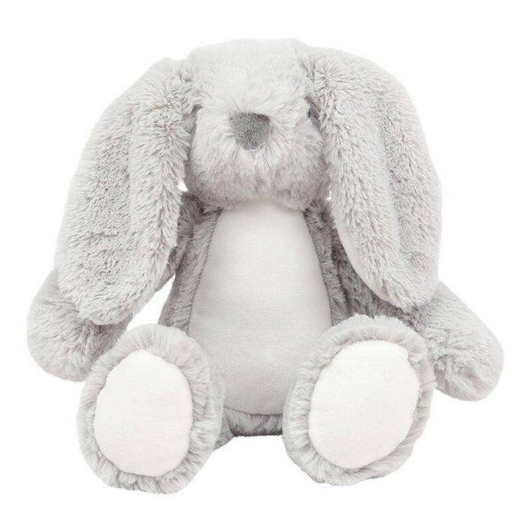 Geboorteknuffel konijn grijs 34cm-personaliseerbaar