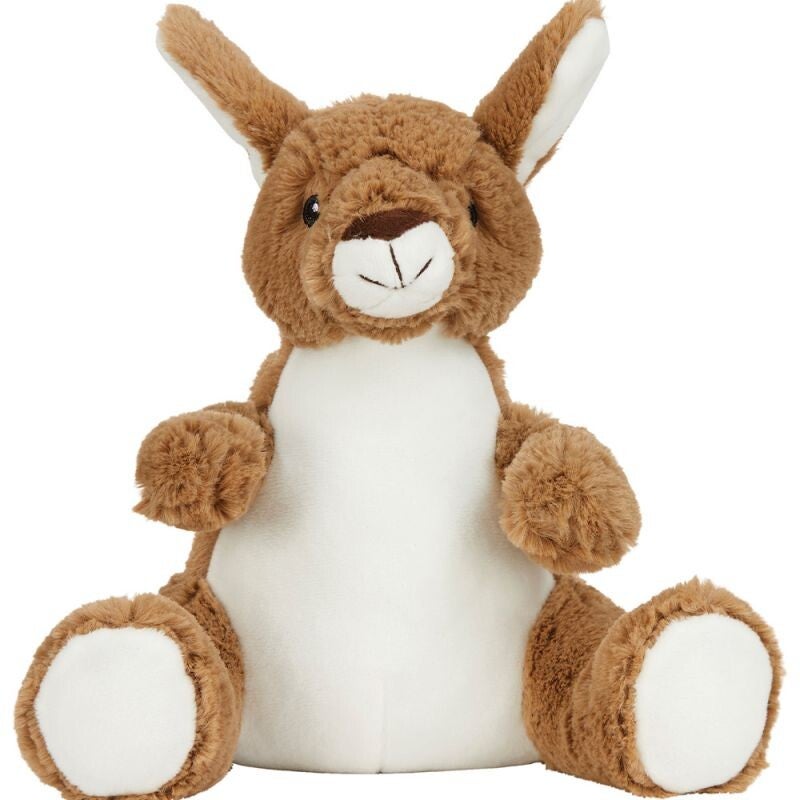 Geboorteknuffel kangoeroe  23cm-personaliseerbaar