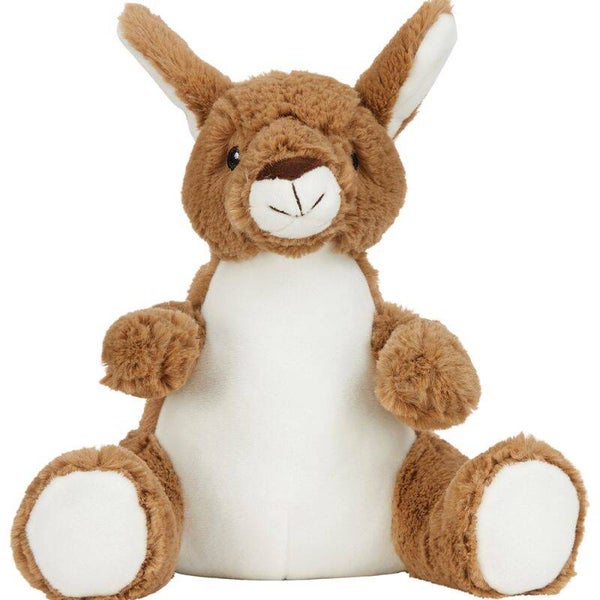 Geboorteknuffel kangoeroe  23cm-personaliseerbaar