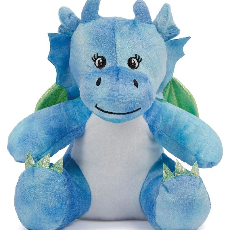 Geboorteknuffel draak 22cm -personaliseerbaar