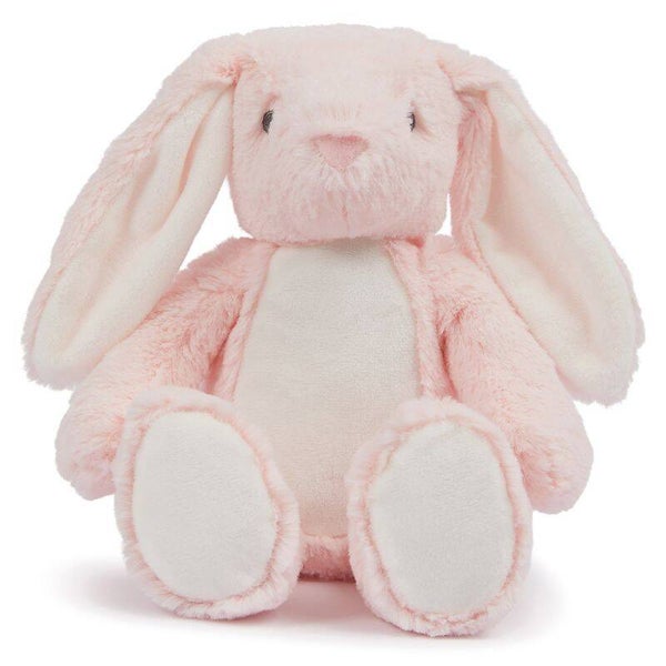 Geboorteknuffel konijn roze 34cm-personaliseerbaar