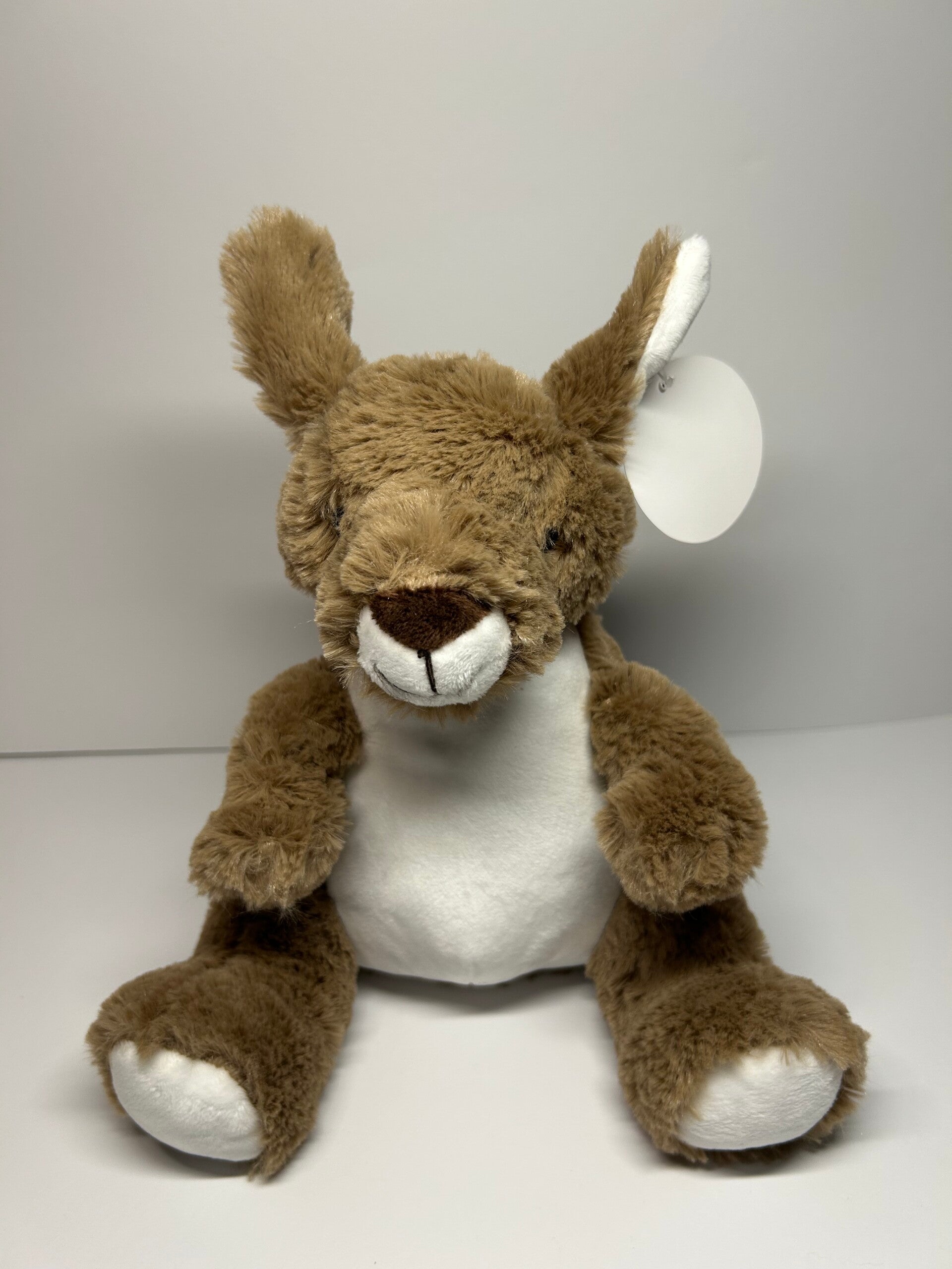 Geboorteknuffel kangoeroe  -personaliseerbaar