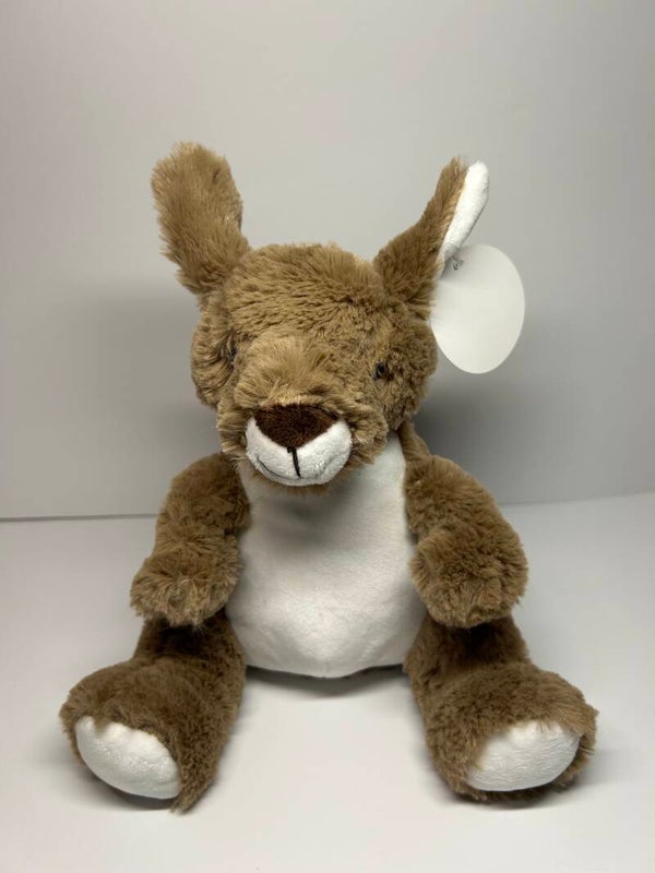 Geboorteknuffel kangoeroe  -personaliseerbaar