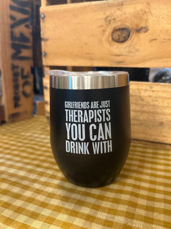 Girlfriends Wine Tumbler