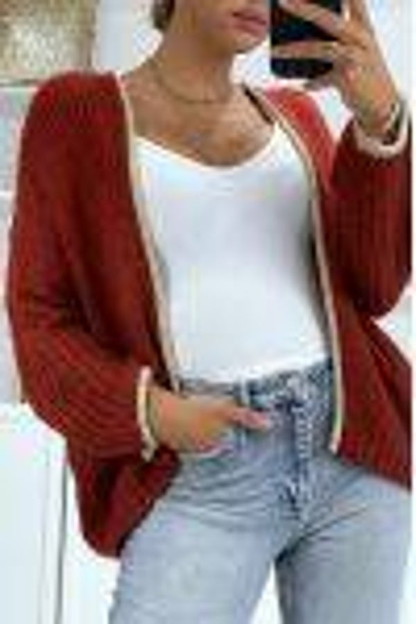 Cardigan en grosse maille