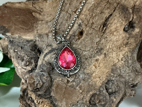 Pendentif zircon (médaillon locket)