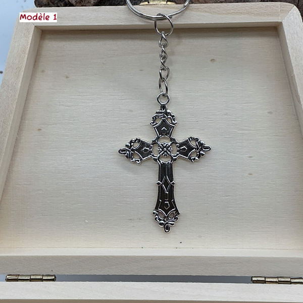Porte-clés croix