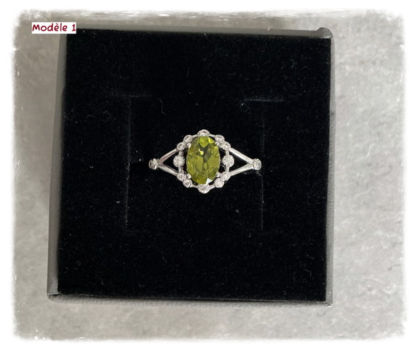 Bagues ajustables PERIDOT