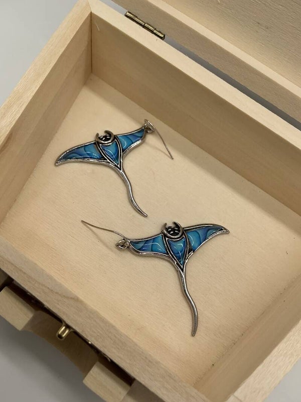 Boucles d'oreilles Raie