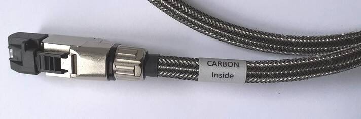 AUDIOQUEST CARBON CAT700 + TELEGARTNER + SLEEVE