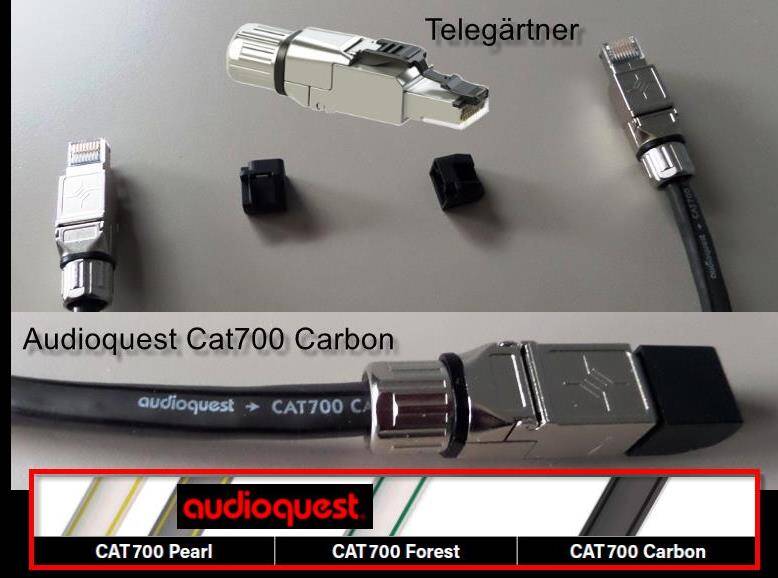 AUDIOQUEST CAT700 + TELEGARTNER