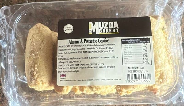 MUZDA ALMOND PISTACHIÔ COOKIES 250 G
