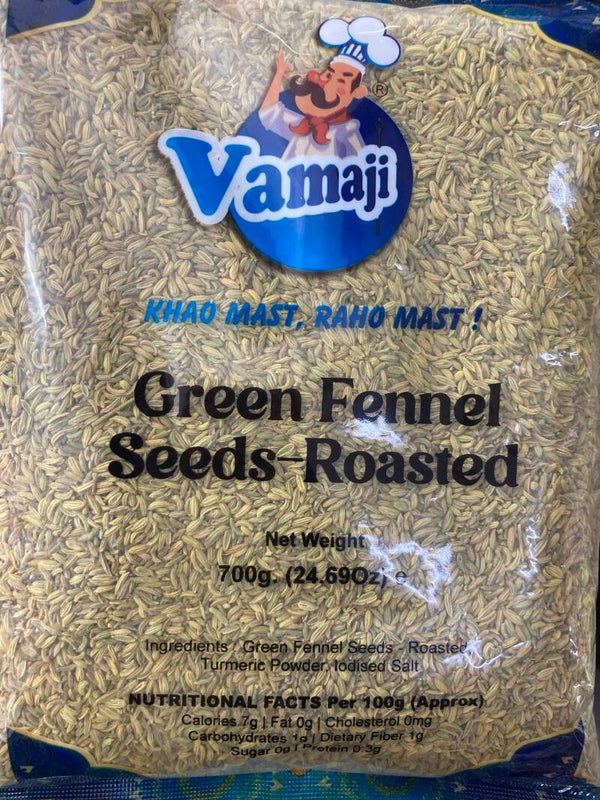 GREEN FENNEL SEEDS ROASTED 700 g