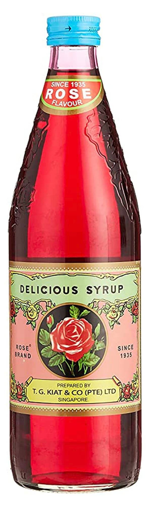 T.G KIAT ROSE SYRUP 750 ml